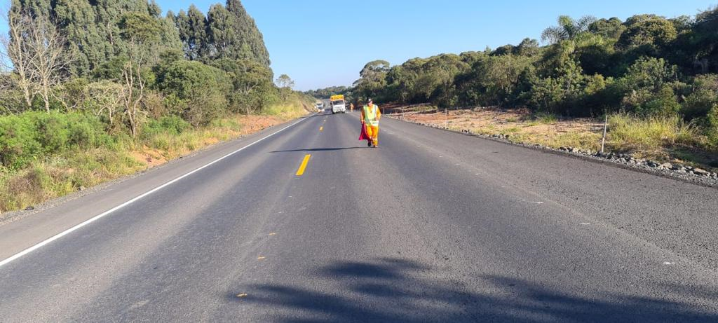 Pavimentação da PR-364 entre Irati e São Mateus do Sul