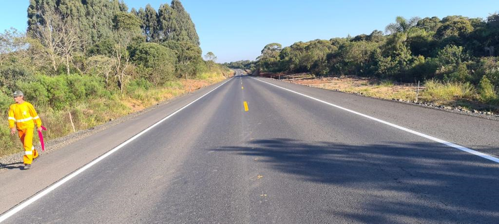 Pavimentação da PR-364 entre Irati e São Mateus do Sul
