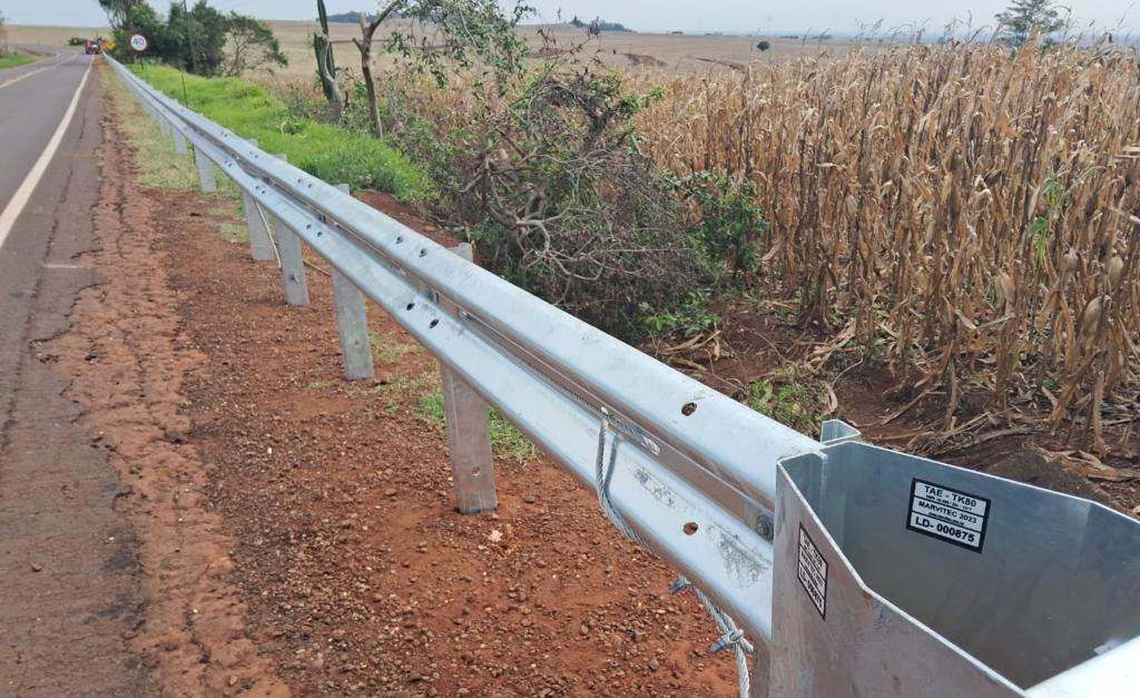 Obra de recuperação de pontos de erosão