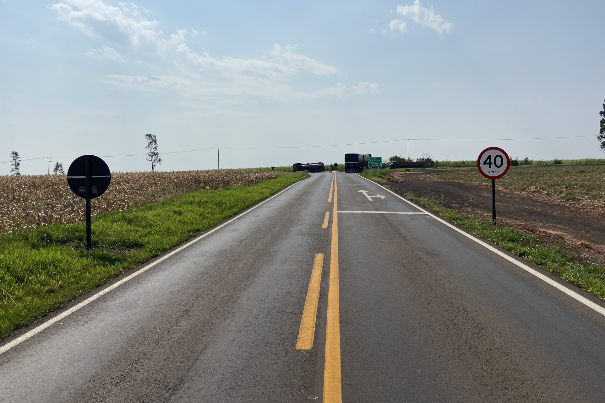 Serviços do Proseg Paraná na PR-554