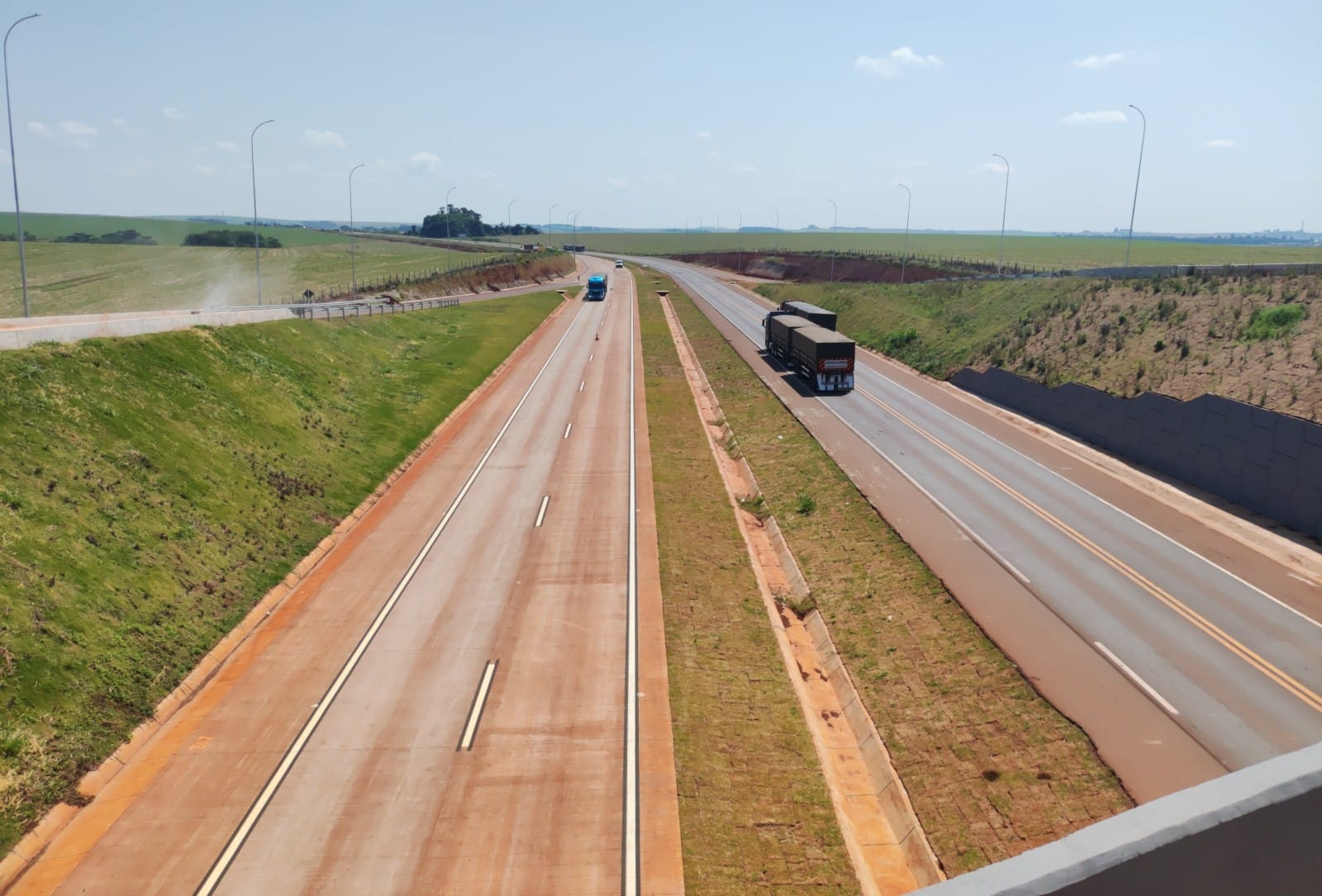 Pistas novas liberadas na duplicação do Contorno Oeste de Cascavel