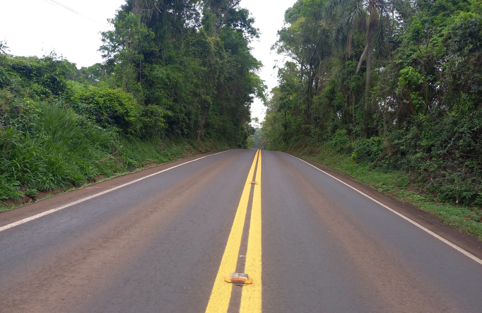 PR-281 em Dois Vizinhos, após serviços do Proconserva