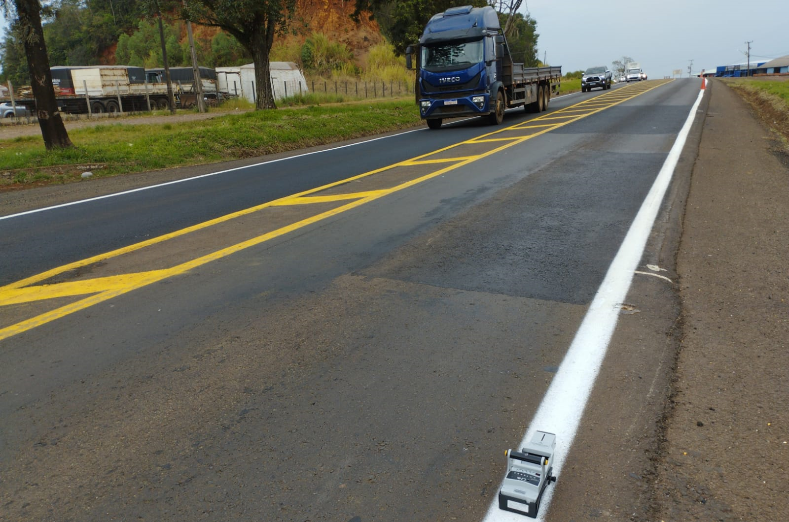 Serviços do Proconserva na PRC-158 entre Pato Branco e Vitorino