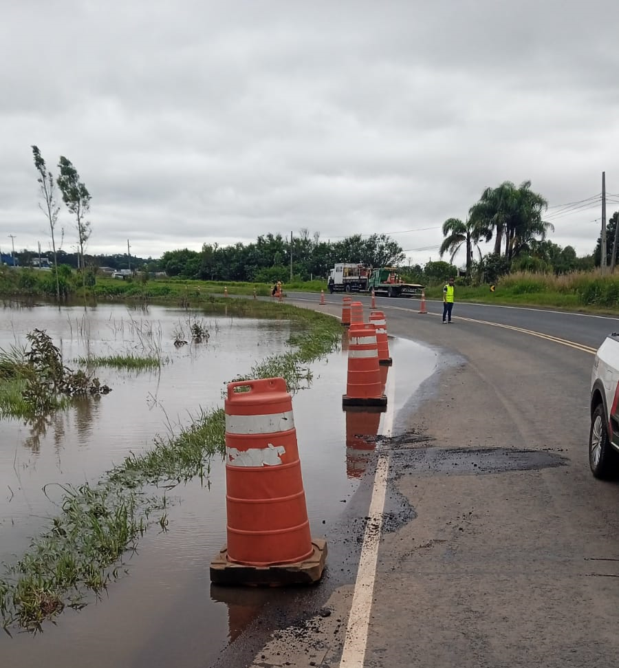 PR-151 em Ponta Grossa, com liberação total do tráfego
