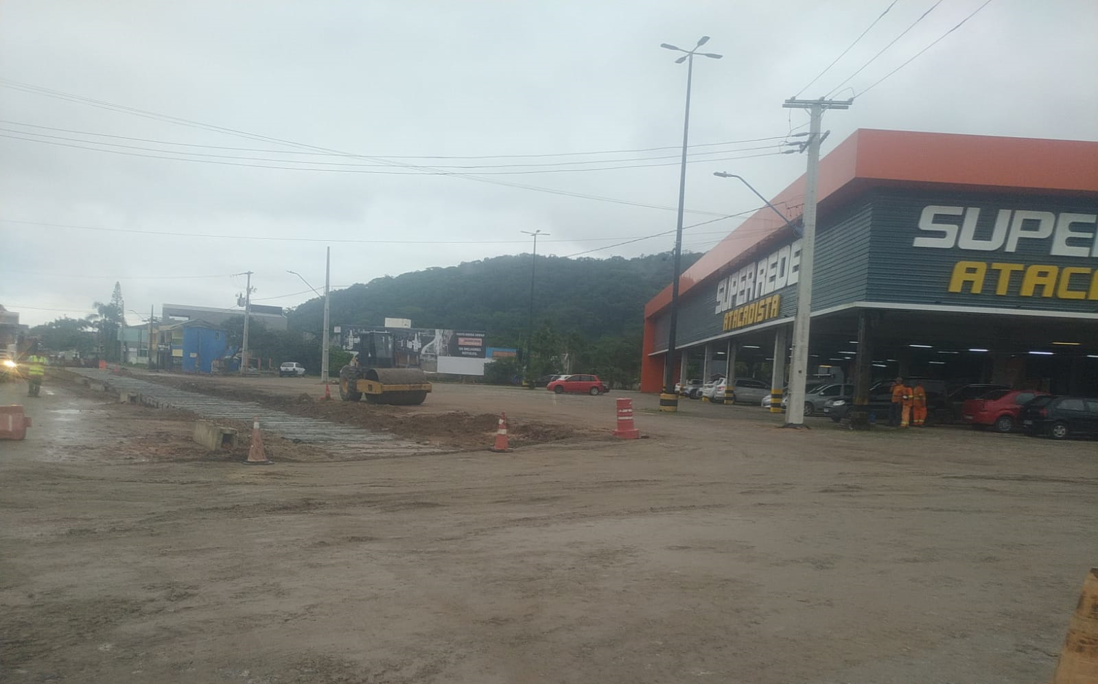 Canal de macrodrenagem do Rio da Draga em Matinhos