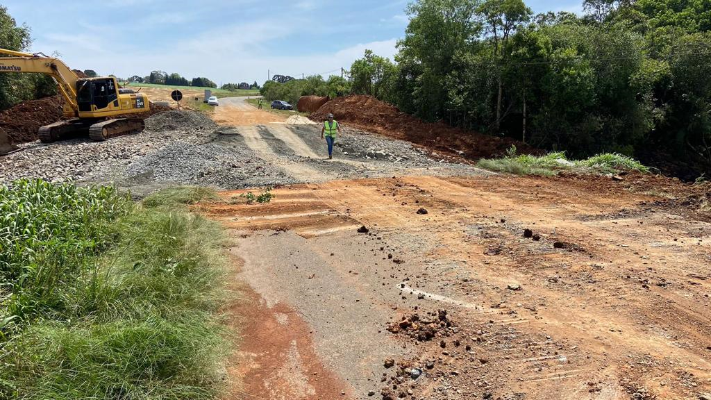 PR-540 Entre Rios aterro das novas galerias