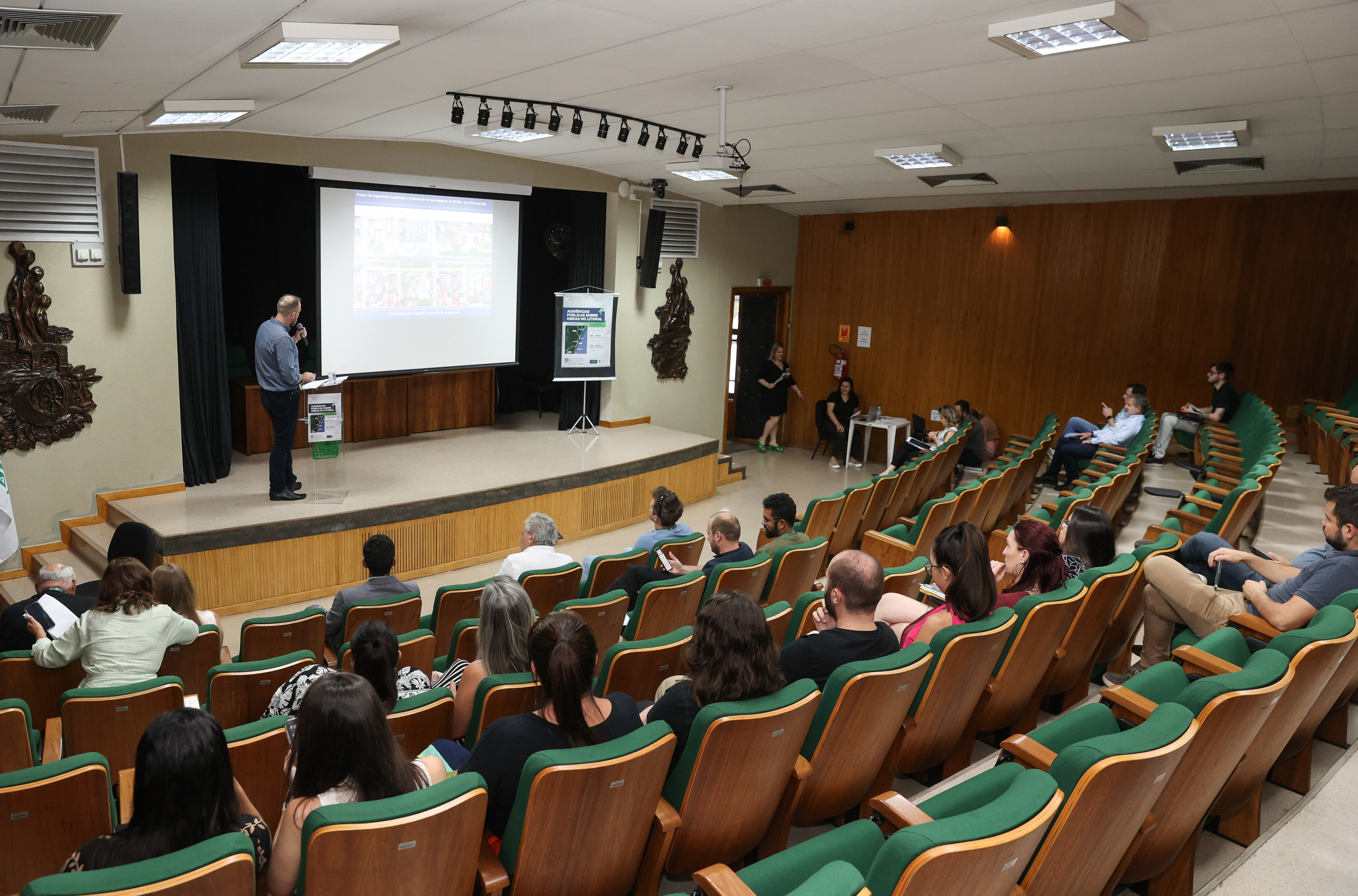Audiência pública sobre a duplicação da PR-412 entre Matinhos e Praia de Leste