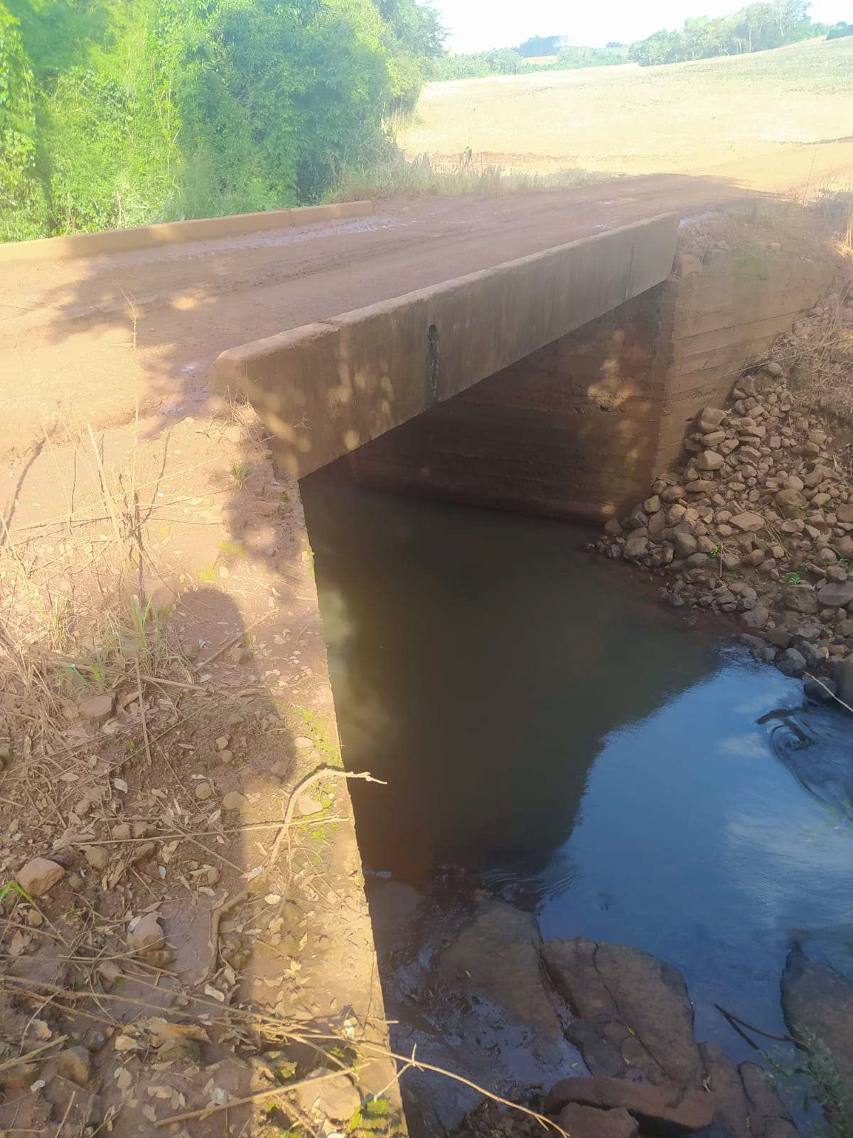 Ponte na Estrada São Jorge em Formosa do Oeste