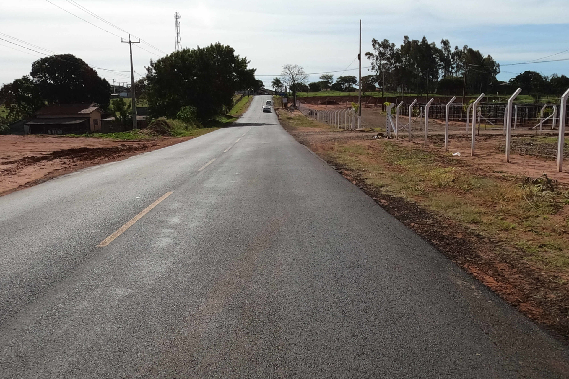 PR-550 em Munhoz de Mello - local da obra