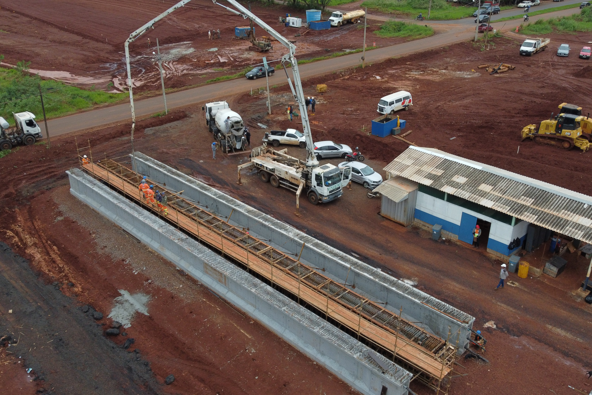 Vigas do viaduto Av. República Argentina