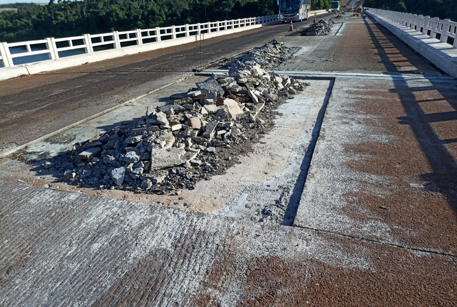 Ponte sobre o Rio Piquiri na PR-180 entre Nova Aurora e Quarto Centenário