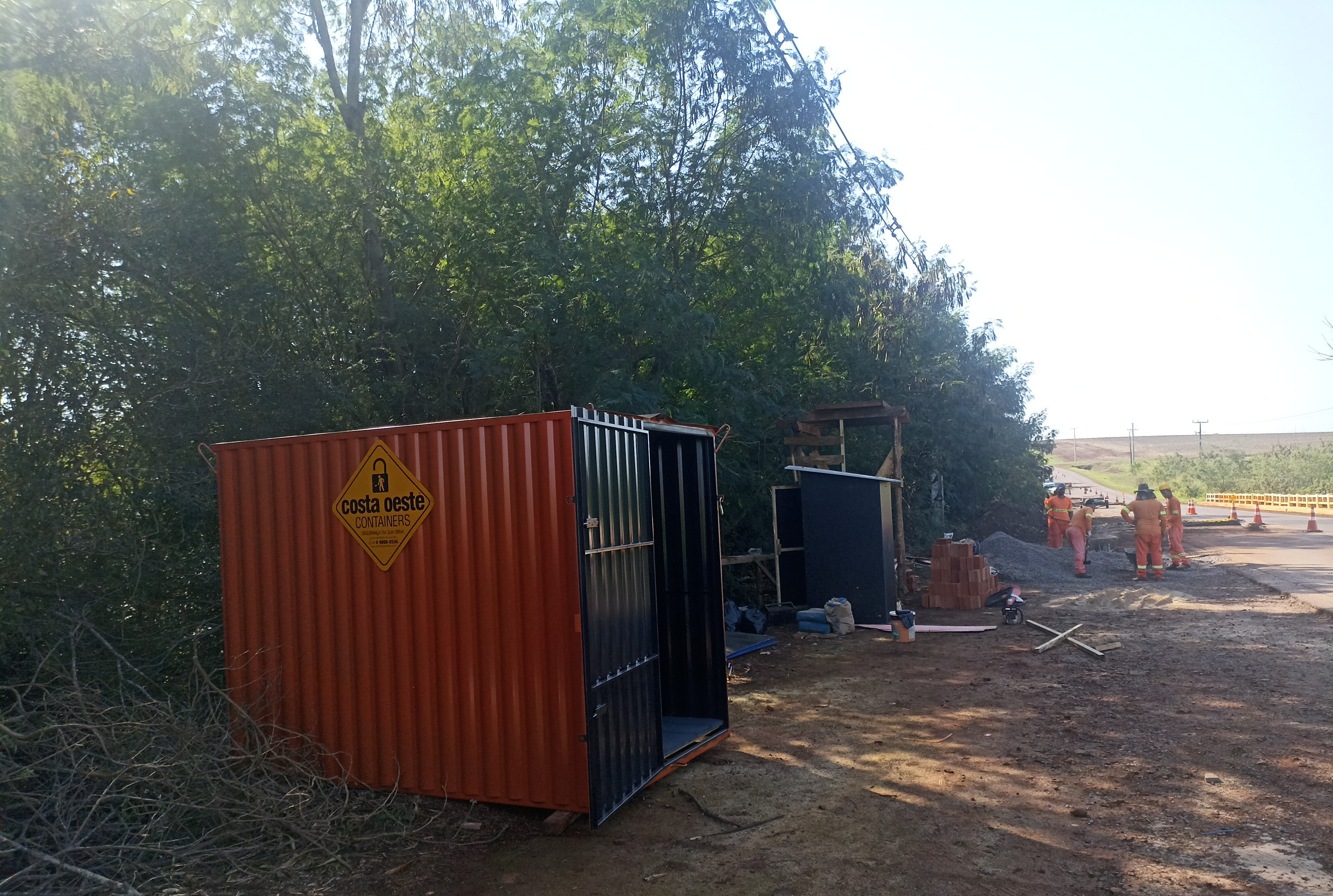 Reforma da ponte sobre o Rio do Açu na PR-364 em Terra Roxa