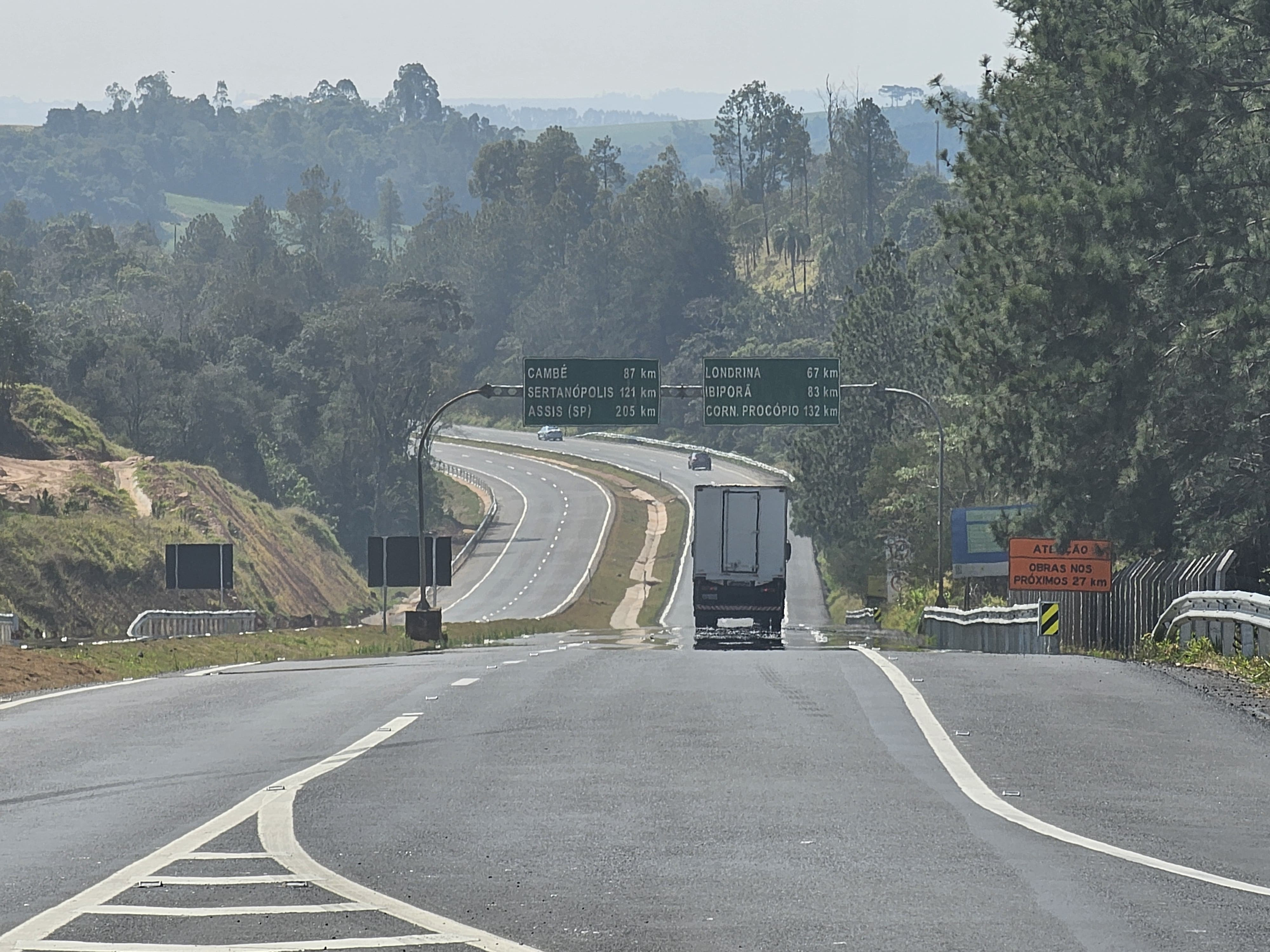 Duplicação da PR-445 entre Mauá da Serra e Lerroville