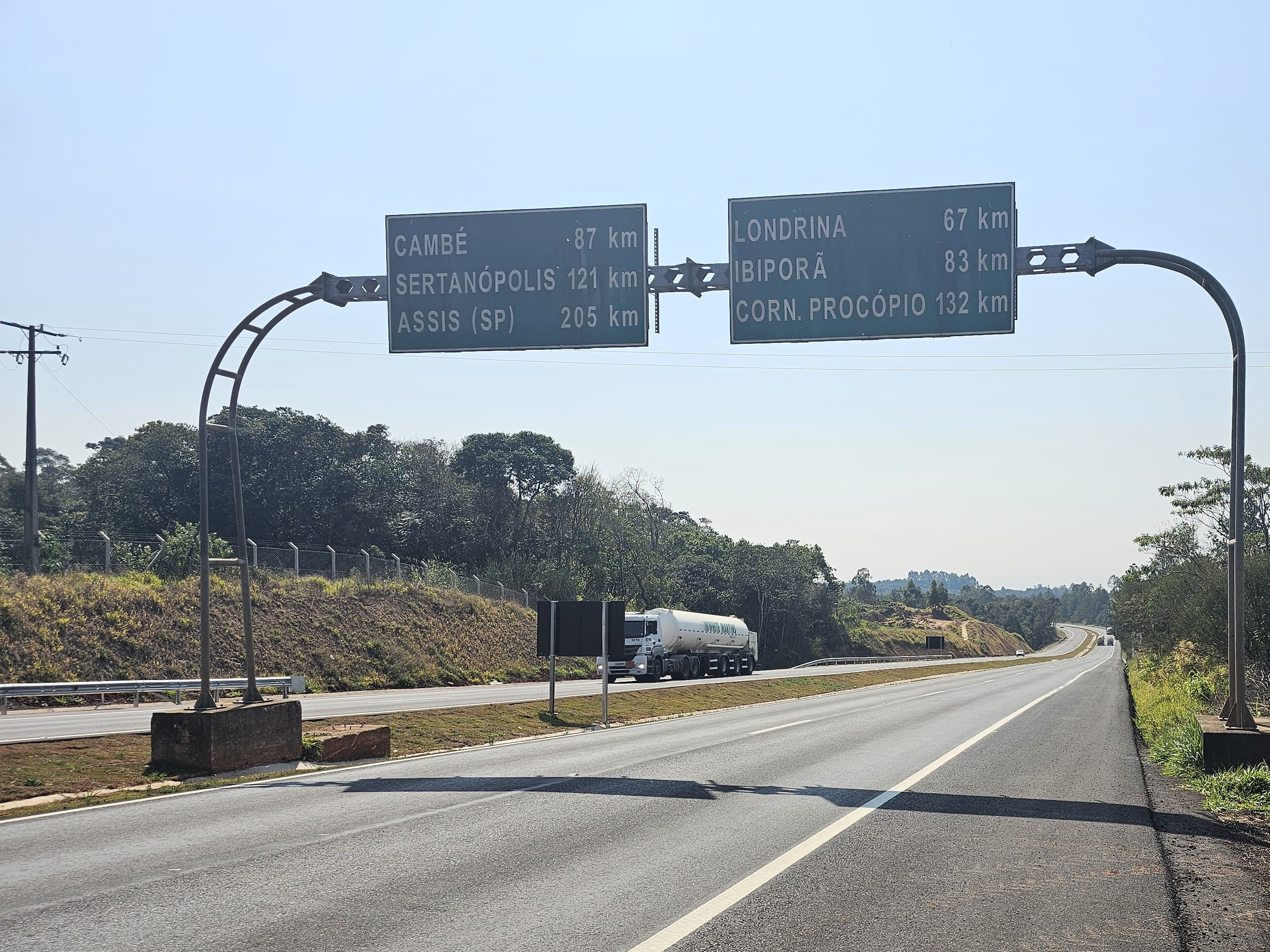Duplicação da PR-445 entre Mauá da Serra e Lerroville