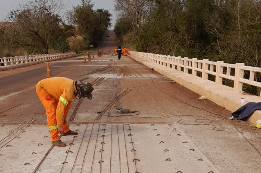 Ponte Rio Piquiri na PR-180, entre Nova Aurora e Quarto Centenário