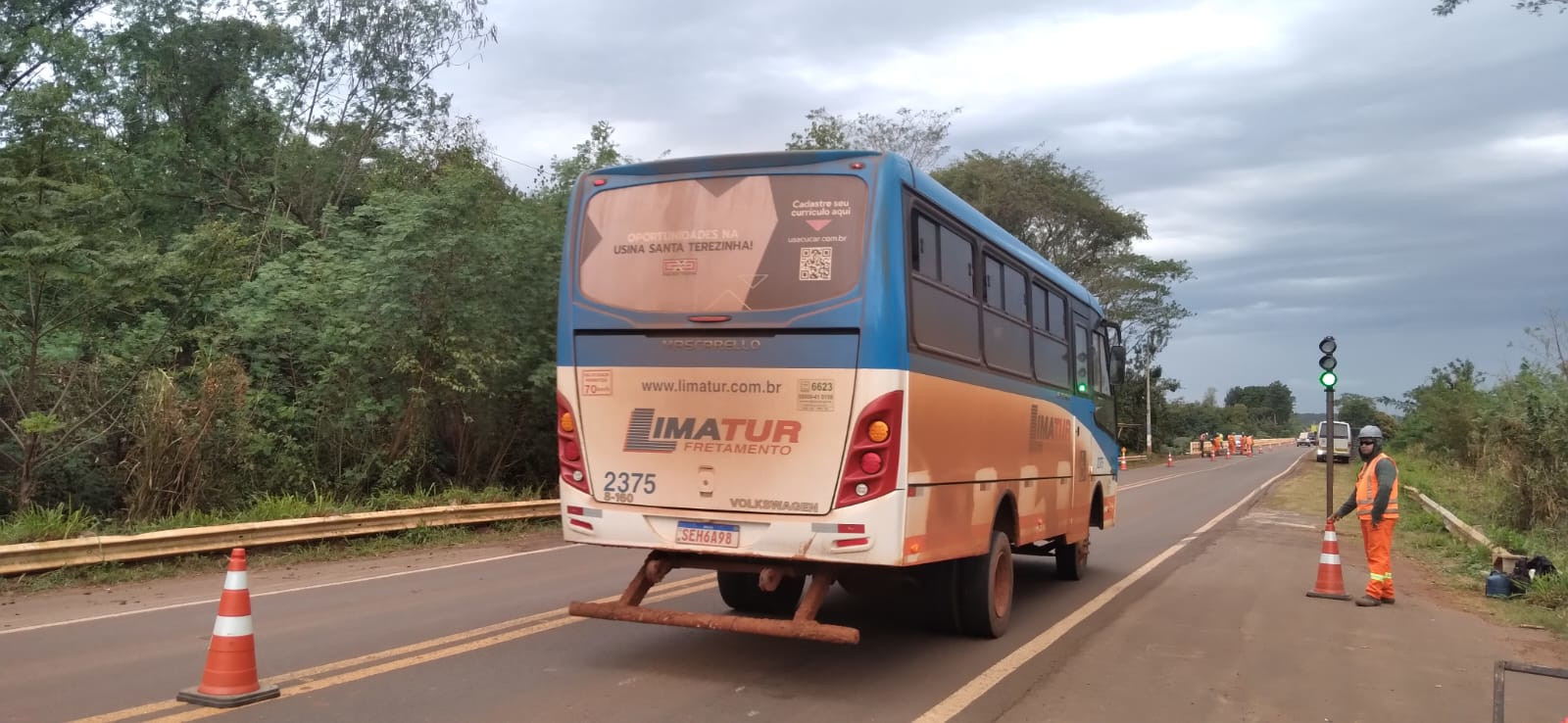 PR-492 reforma de ponte em Paraíso do Norte