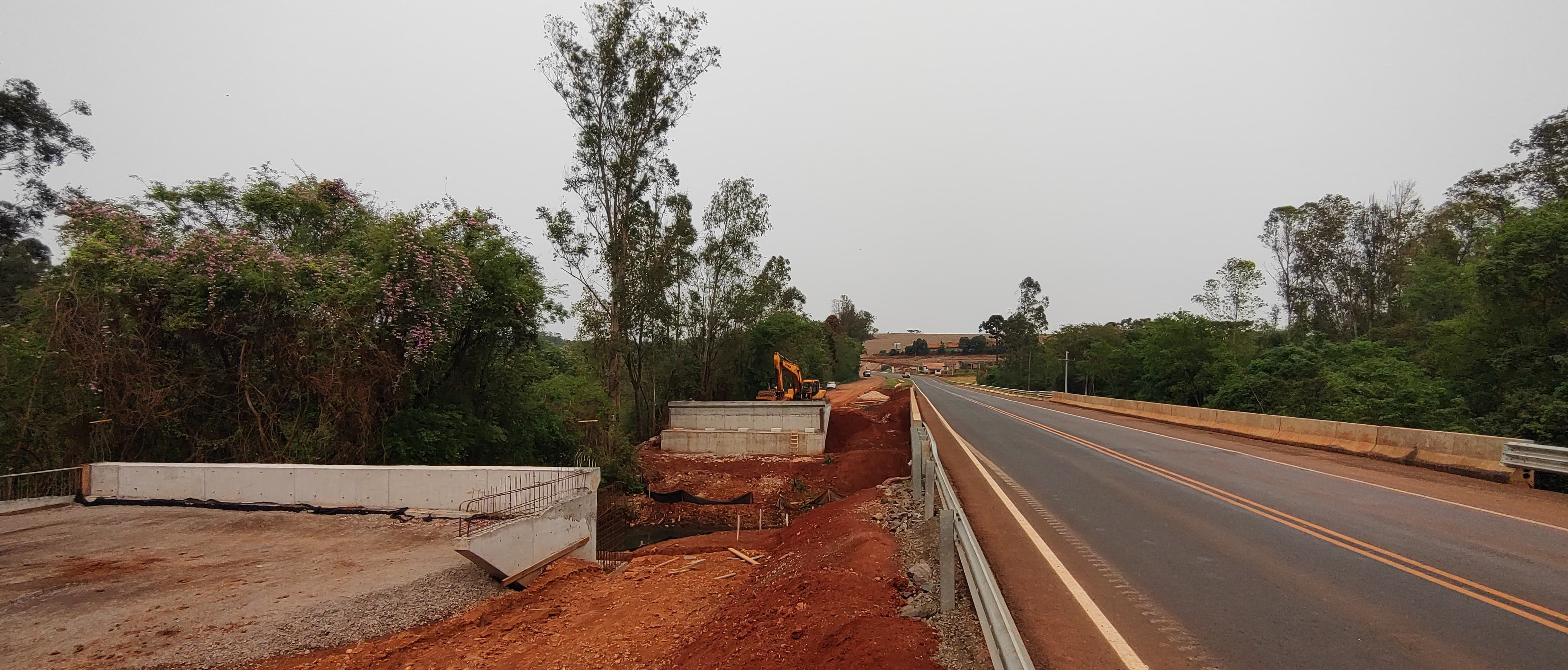 PR-445 ponte sobre o Rio Santa Cruz