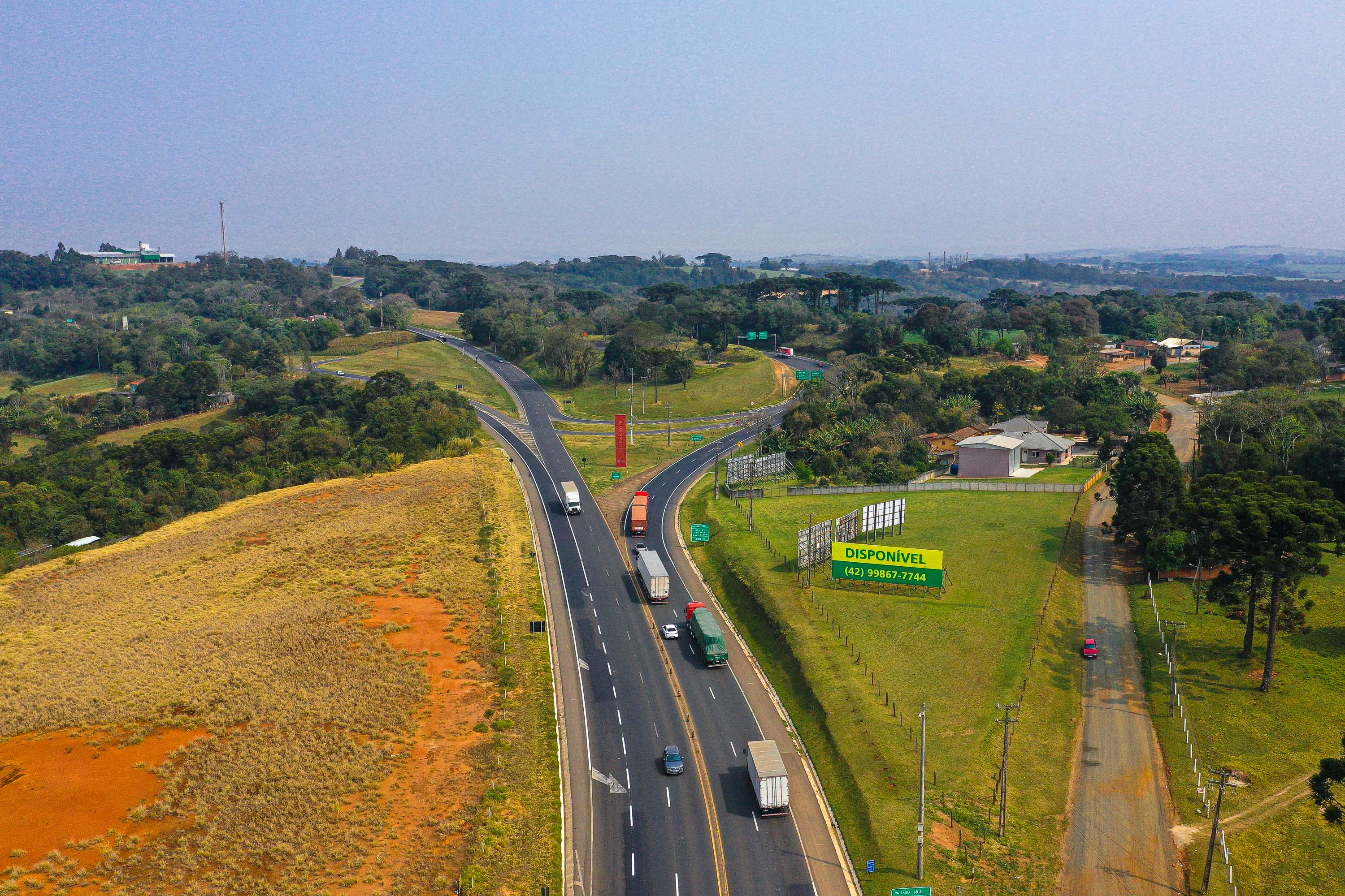 BR-376 entre Ponta Grossa e São Luiz do Purunã
