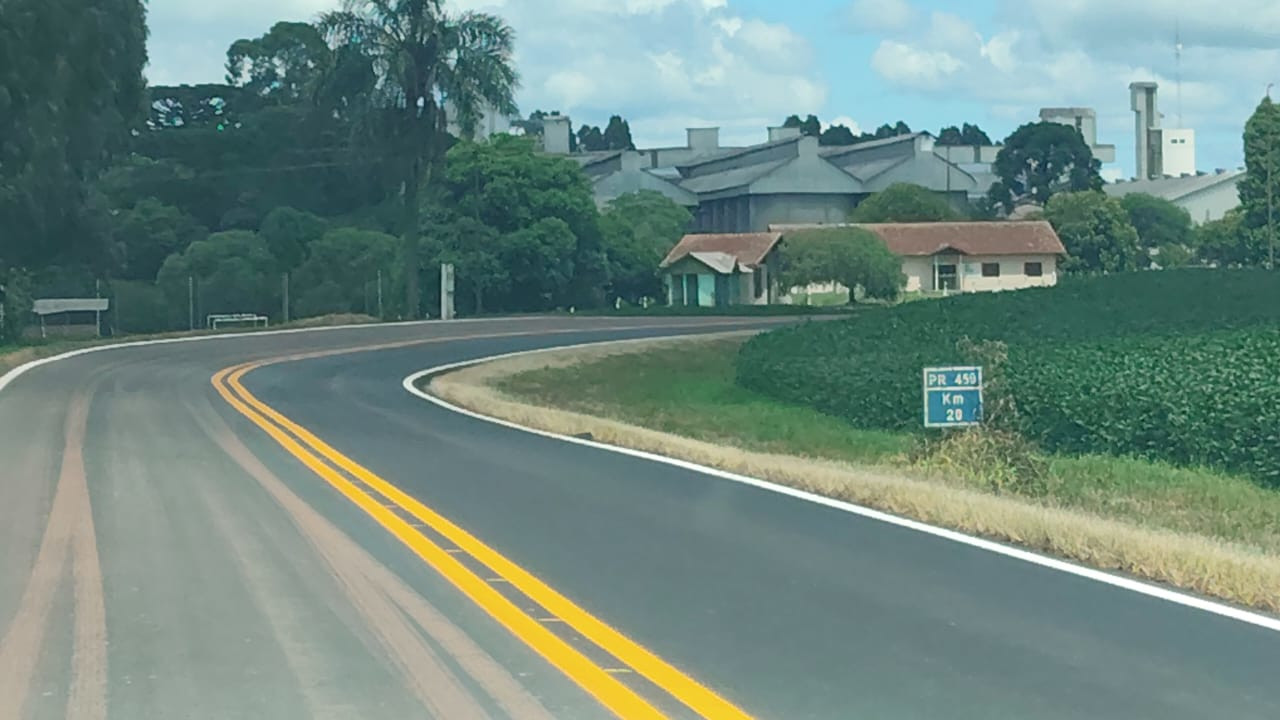 PR-459 entre Pinhão e Reserva do Iguaçu