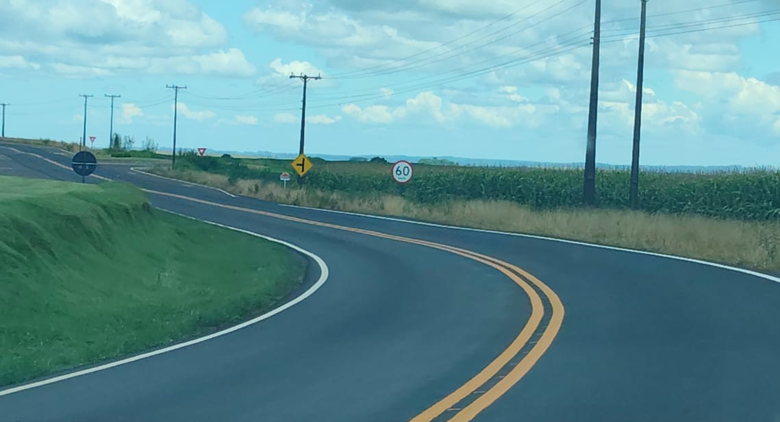 PR-459 entre Pinhão e Reserva do Iguaçu