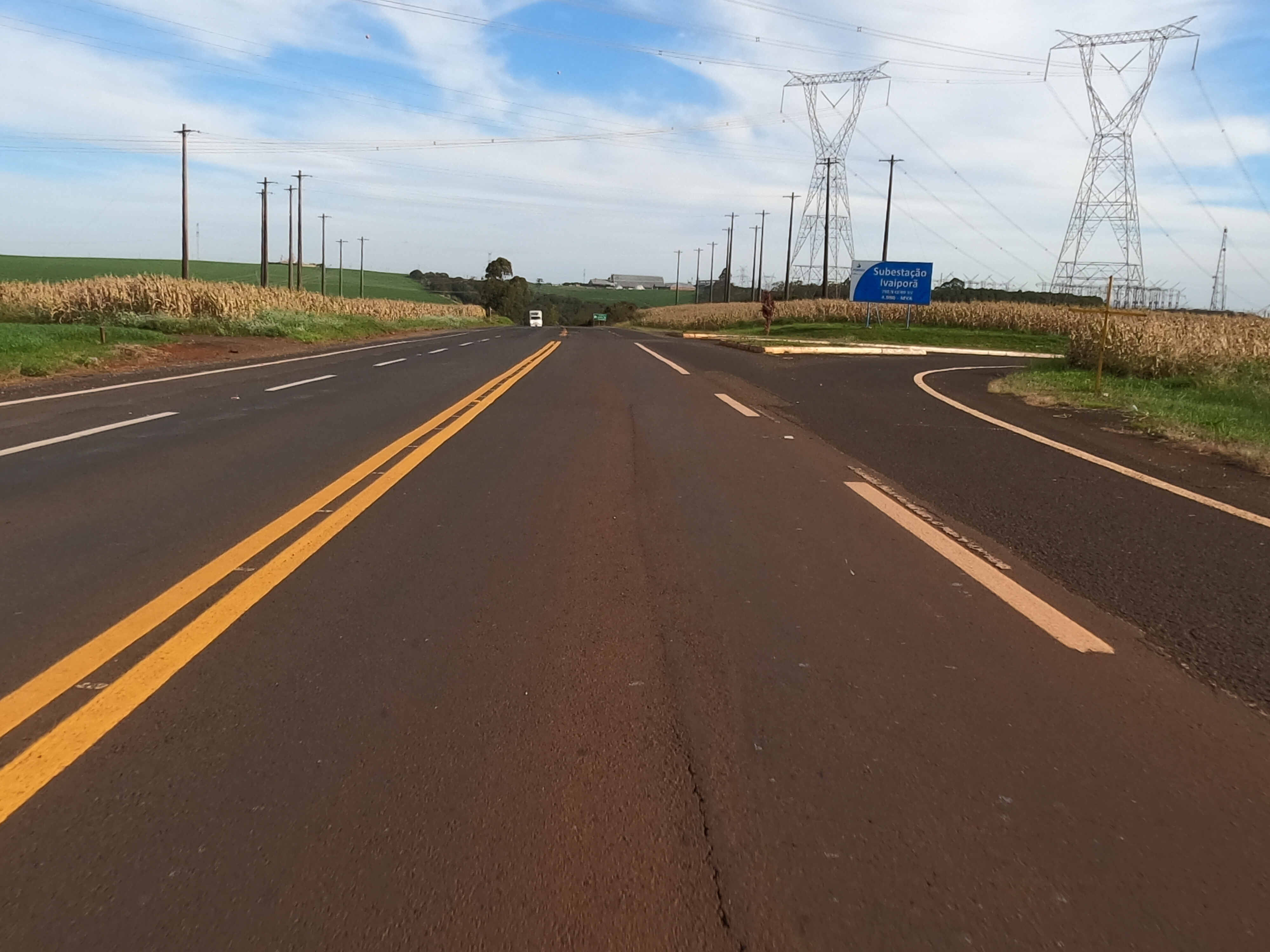 PRC-466 whitetopping Pitanga a Manoel Ribas - início