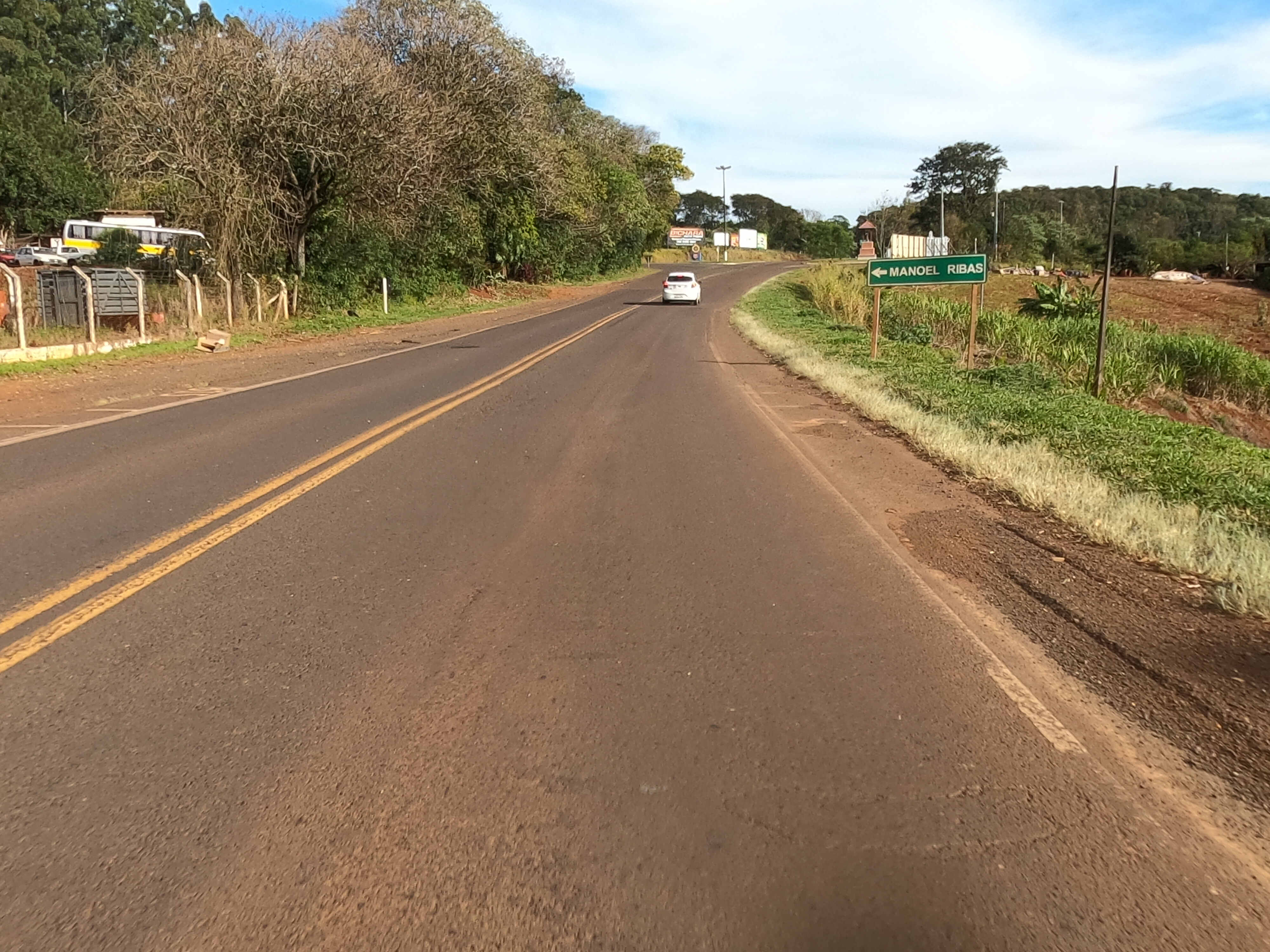 PRC-466 whitetopping Pitanga a Manoel Ribas - acesso Manoel Ribas