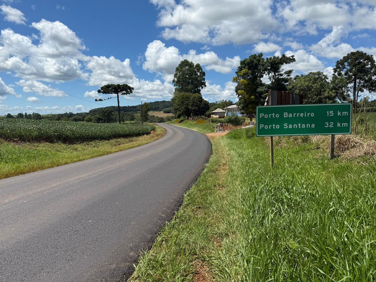 PR-565 conservação entre Laranjeiras do Sul e Porto Barreiro