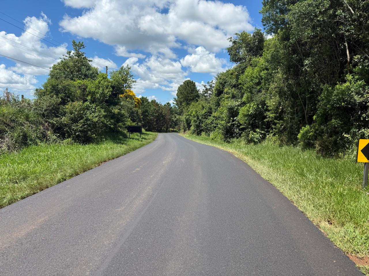 PR-565 conservação entre Laranjeiras do Sul e Porto Barreiro