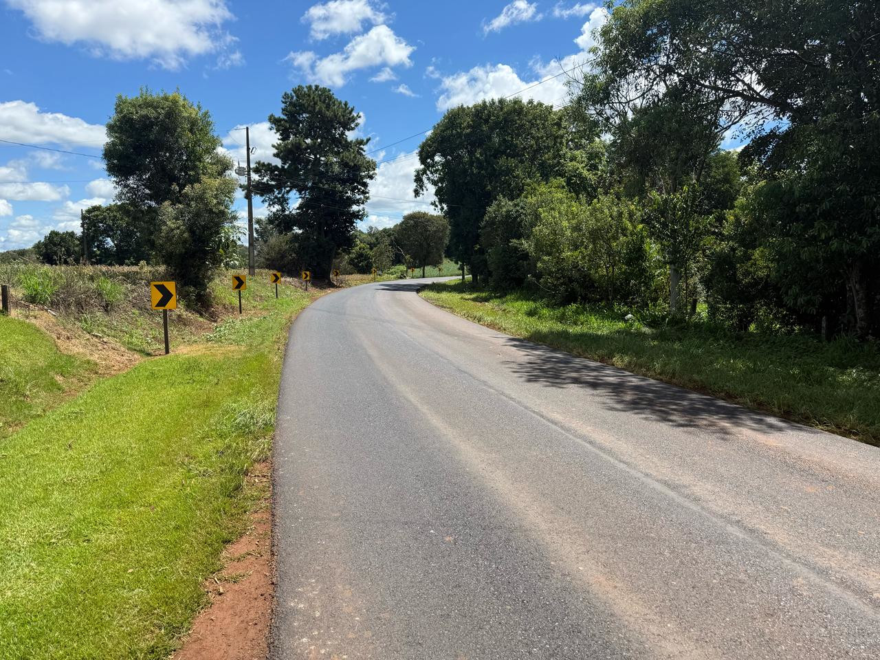 PR-565 conservação entre Laranjeiras do Sul e Porto Barreiro