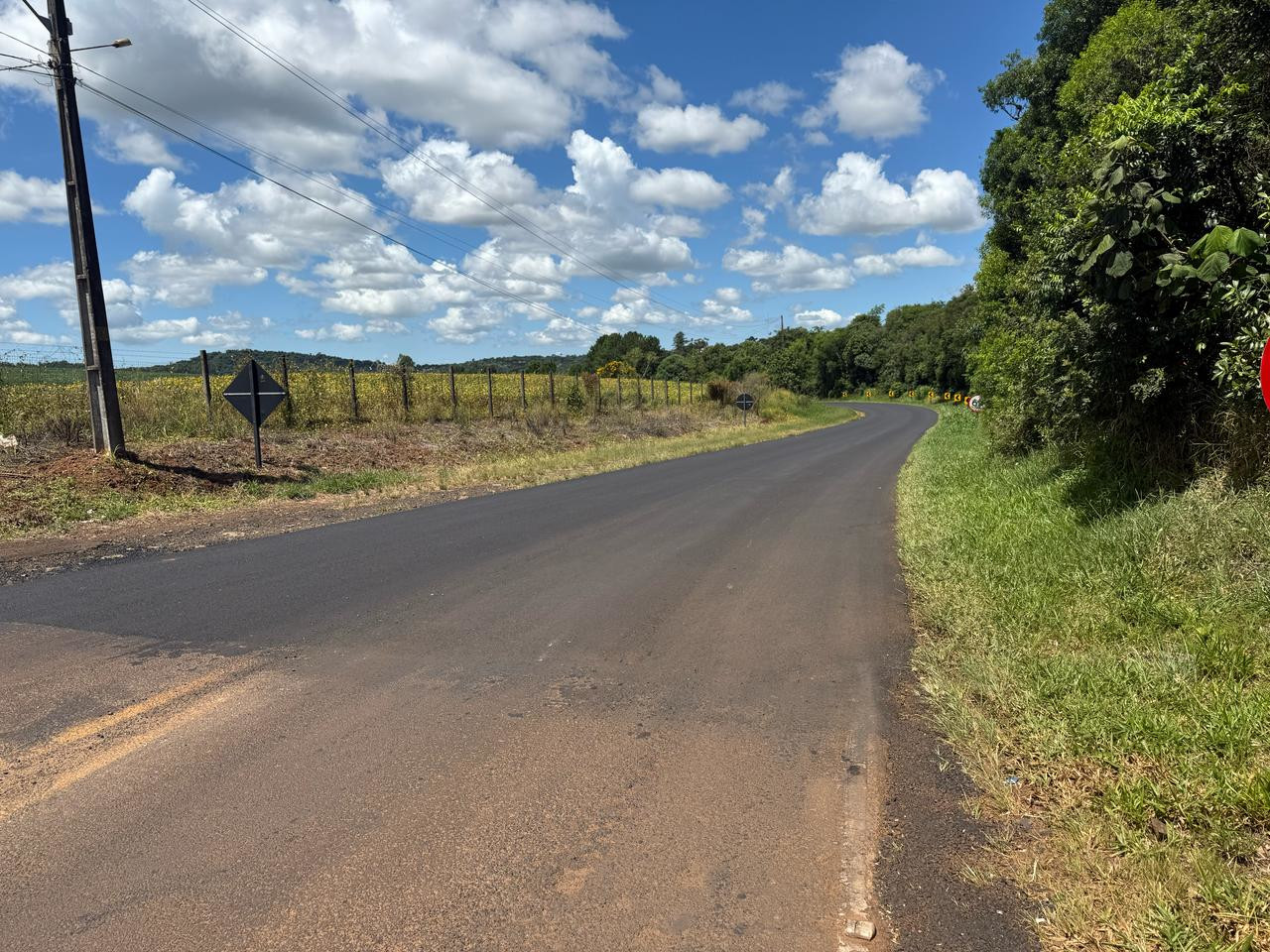PR-565 conservação entre Laranjeiras do Sul e Porto Barreiro