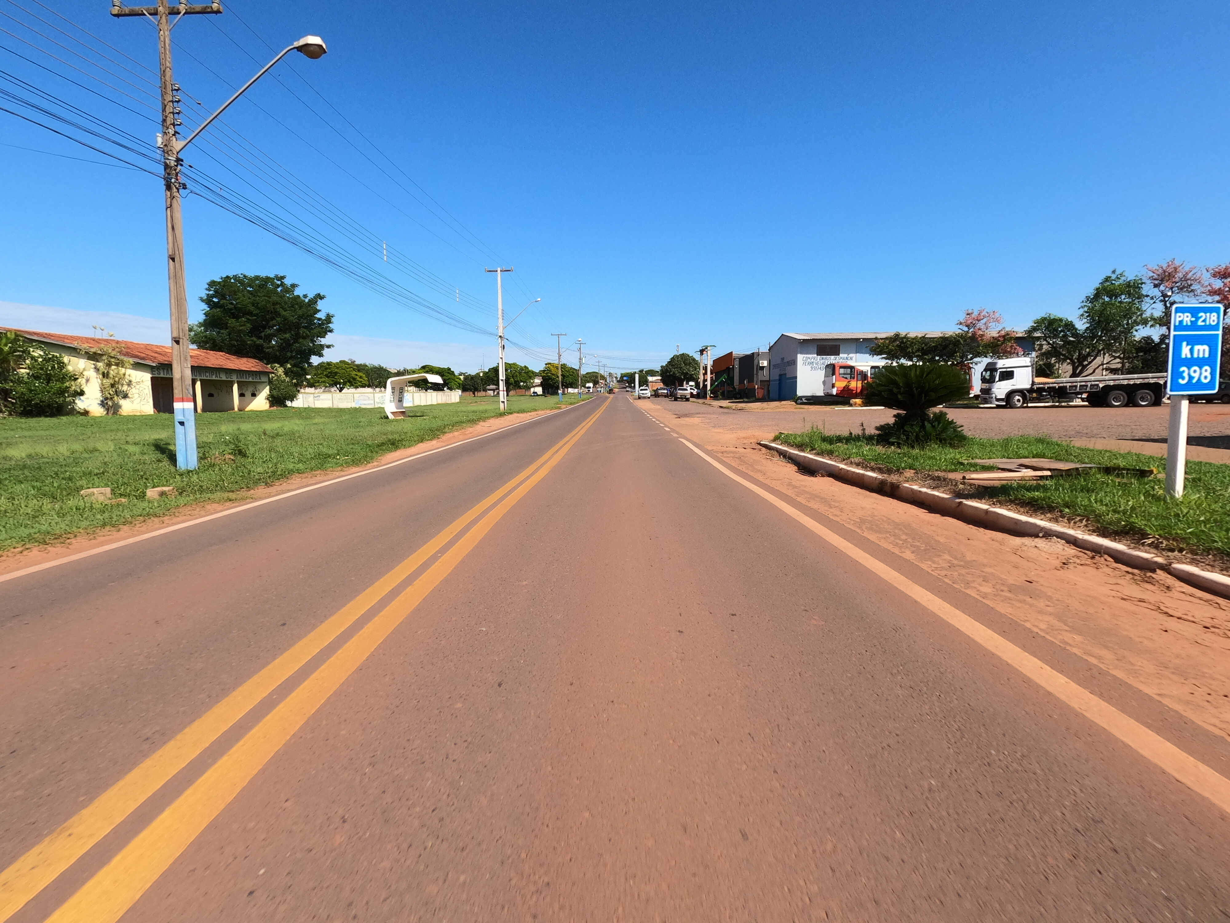 PR-218 entre Paranavaí e Amaporã - Amaporã