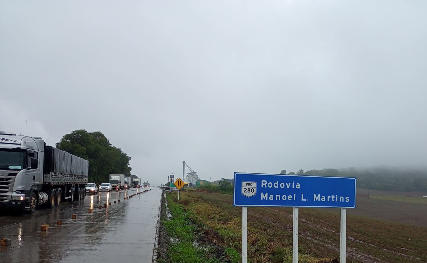 Restauração em concreto da PRC-280 entre Pato Branco e Clevelândia