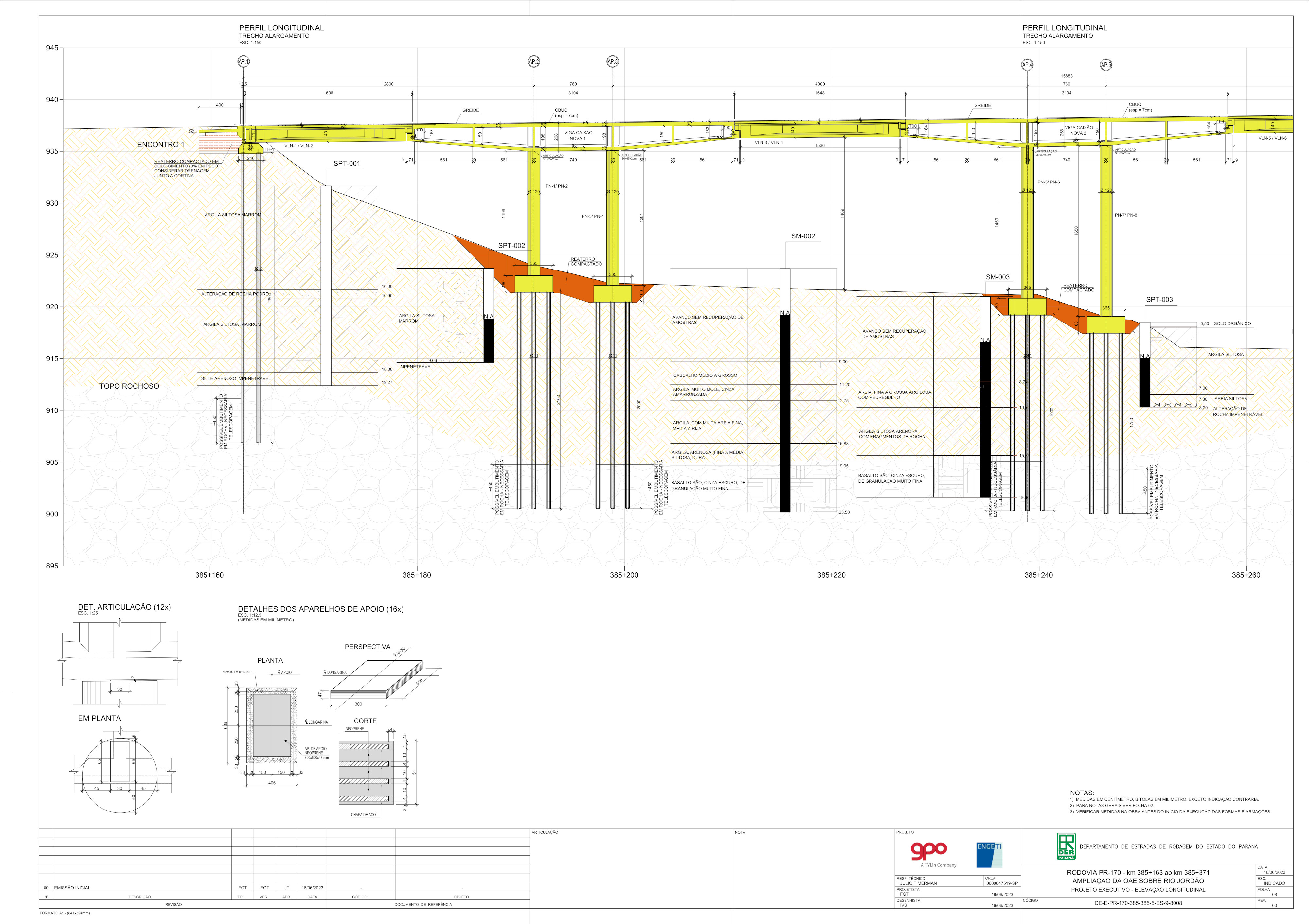 Folha do projeto geométrico