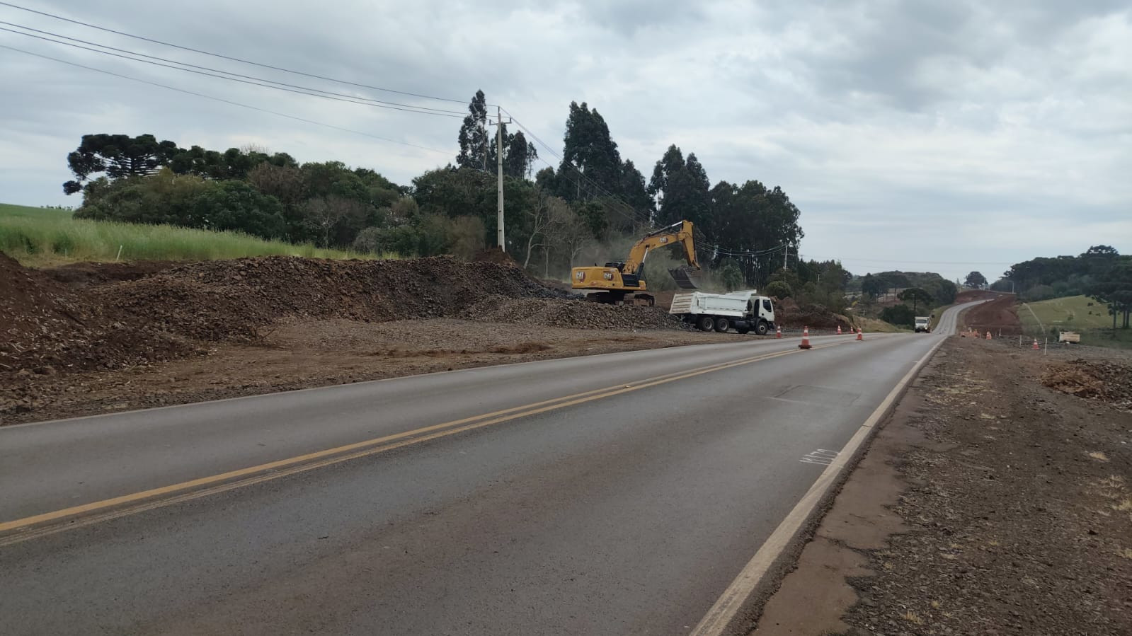 PRC-466 entre Turvo e Palmeirinha