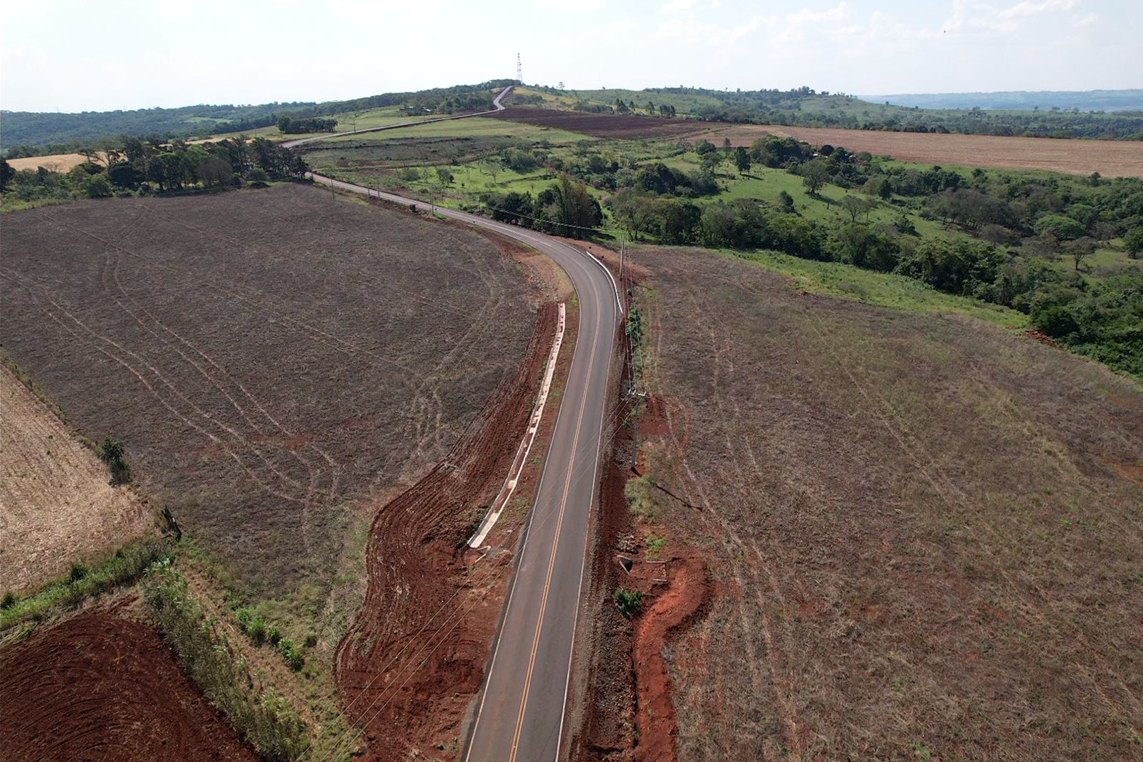 Estrada entre Ramilândia e Santa Helena chega a 76%