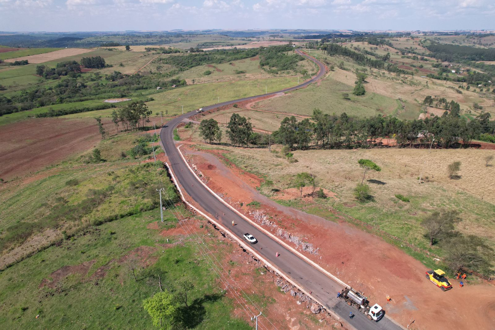 Estrada entre Ramilândia e Santa Helena chega a 76%