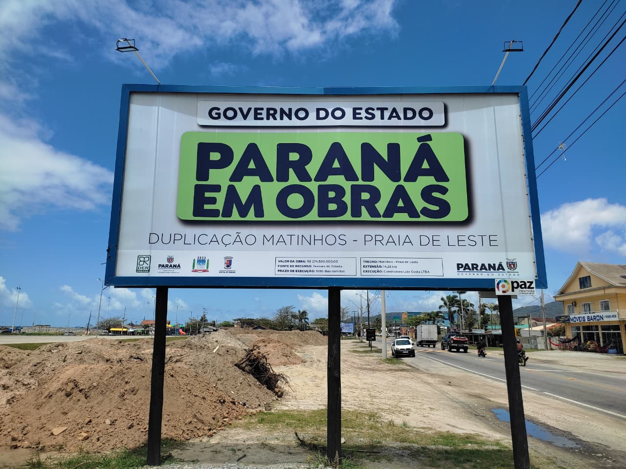 PR-412 duplicação entre Matinhos e Praia de Leste