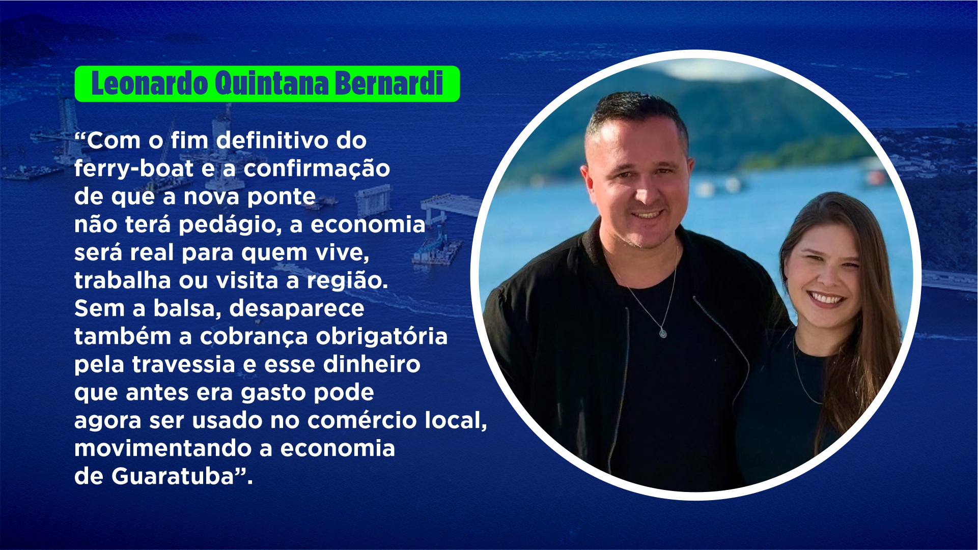 Depoimento ponte de guaratuba sobre o pedágio