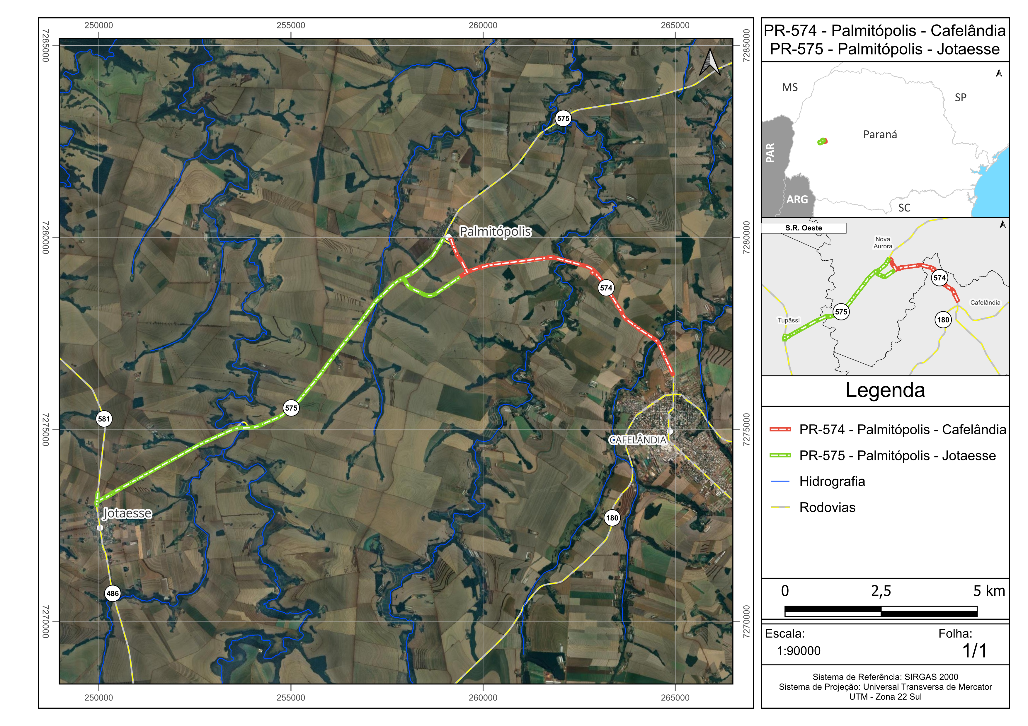 Pavimentação da PR-574 e PR-575