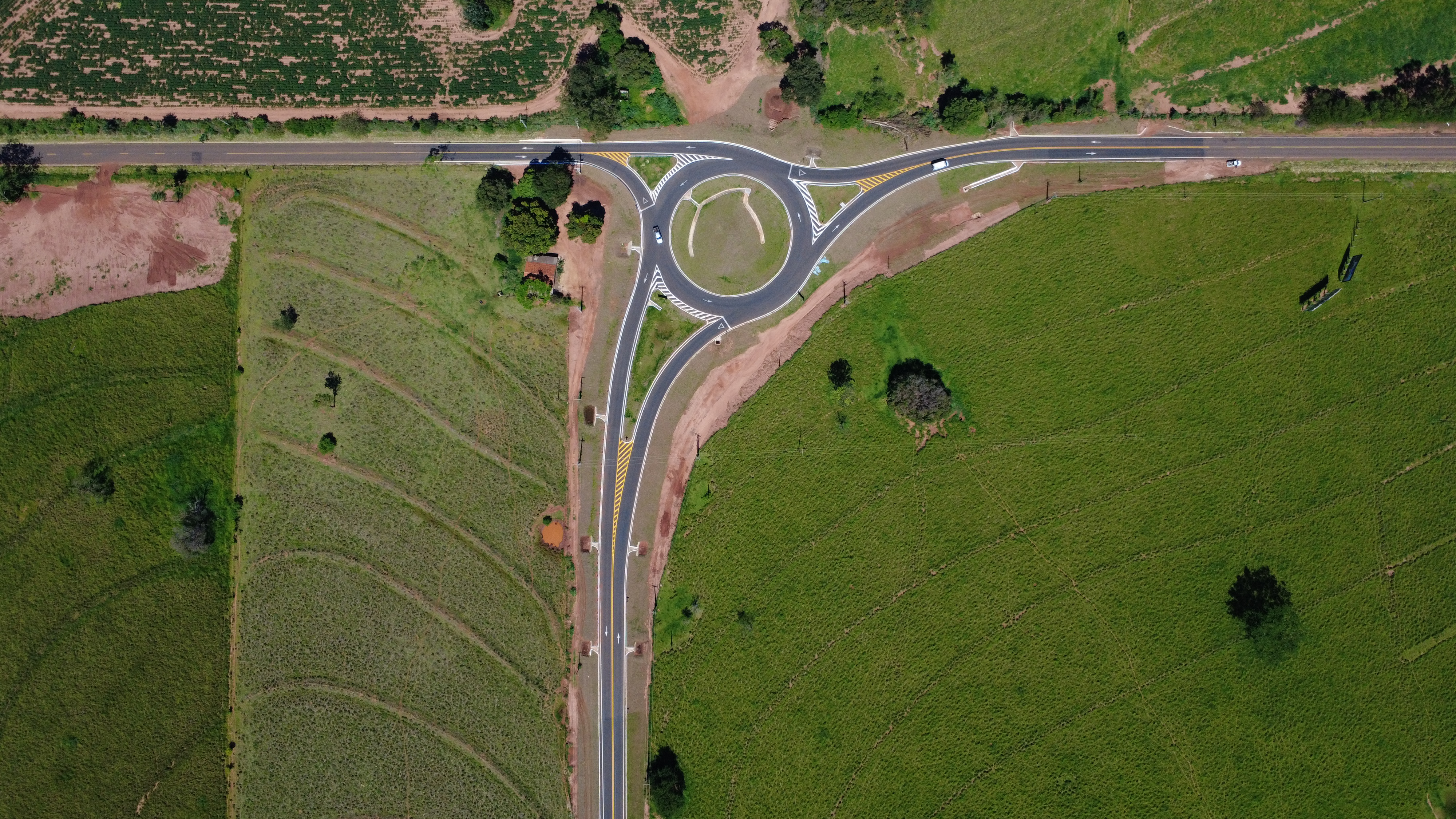 Trevo da PR-478 x PR-576, entre Porto Rico e São Pedro do Paraná