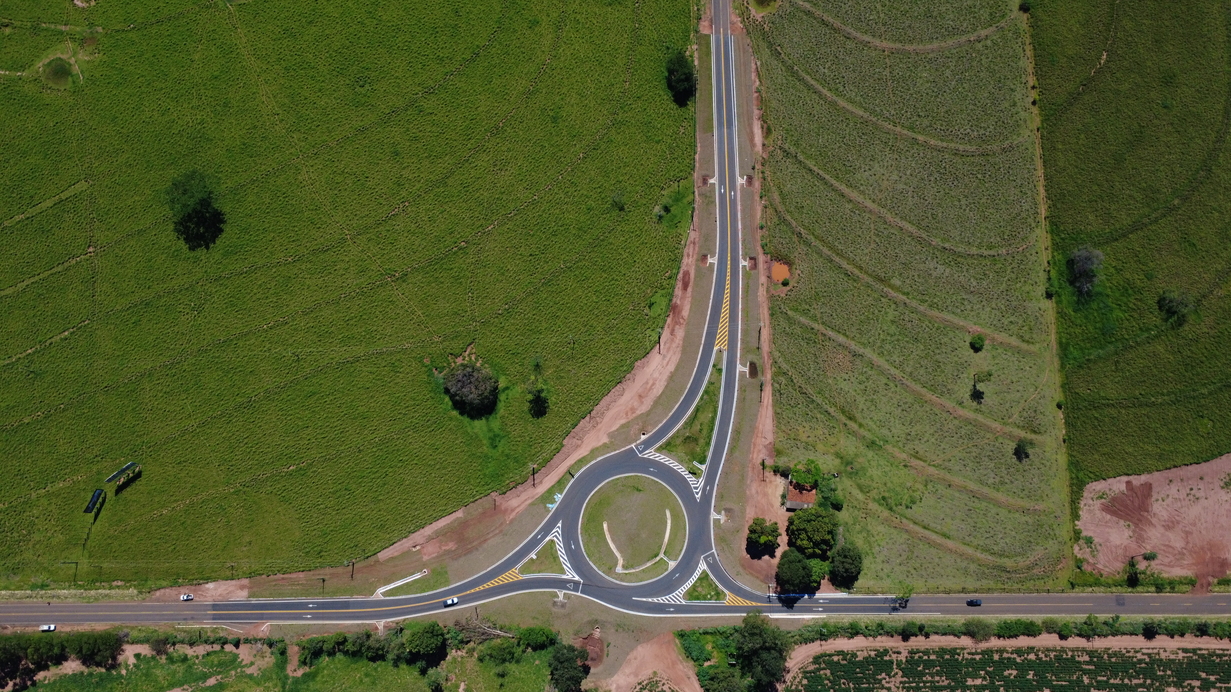 Trevo da PR-478 x PR-576, entre Porto Rico e São Pedro do Paraná