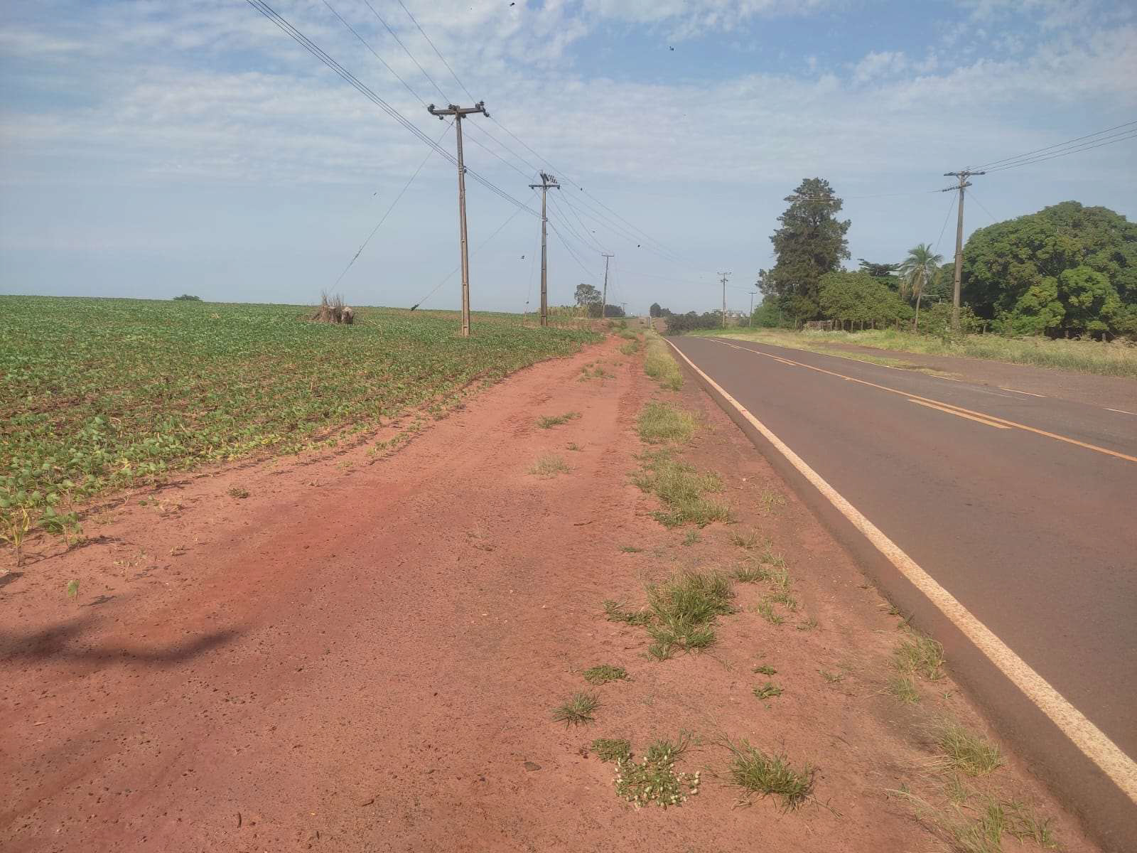 Nova pista de caminhada em Floraí
