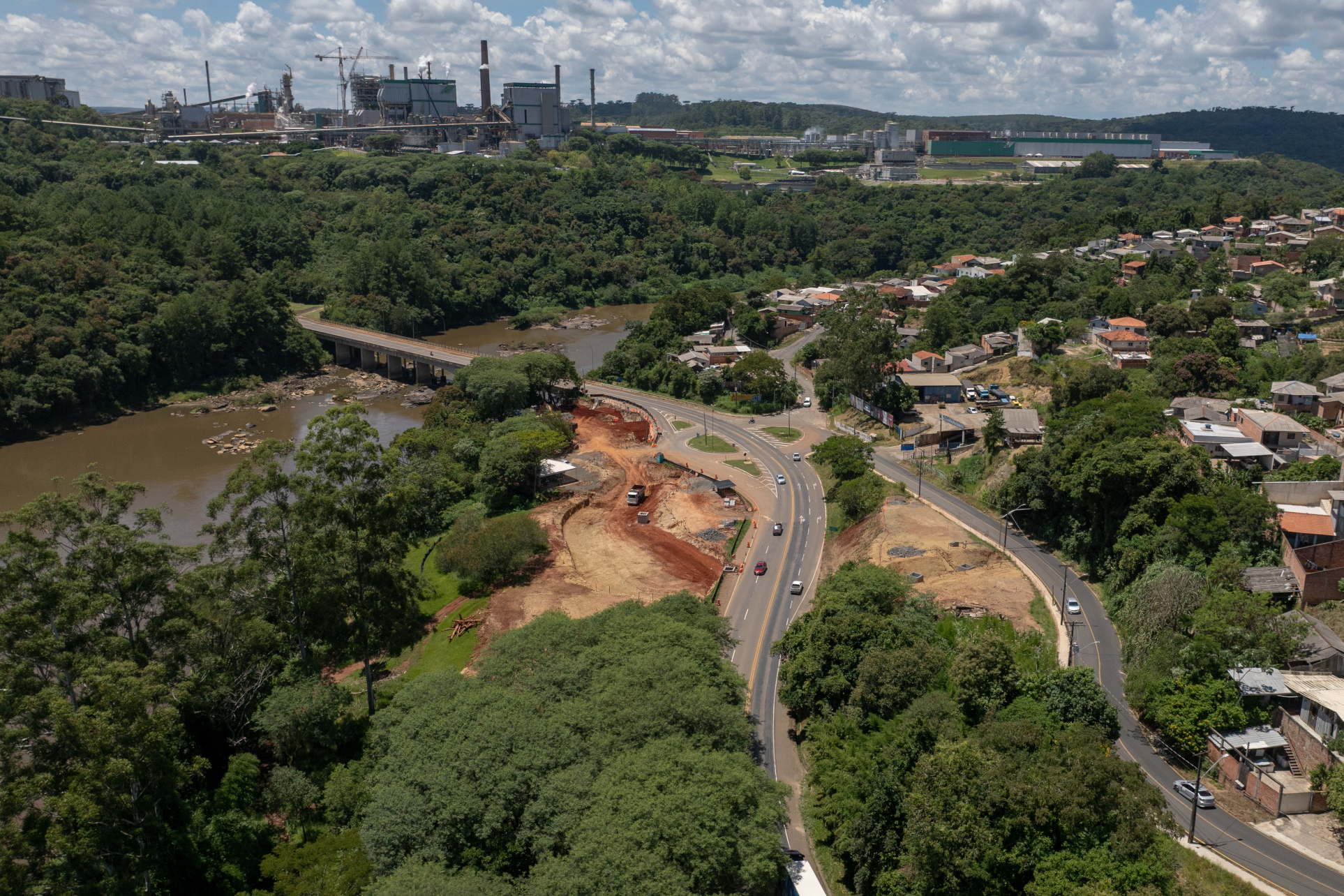 PR-160 obra de novo viaduto em Telêmaco Borba