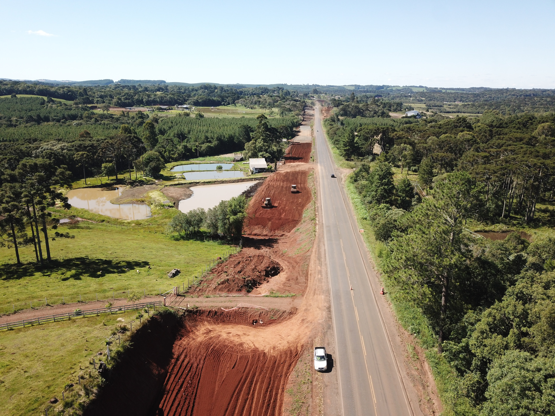 PRC-466 entre Turvo e Palmeirinha