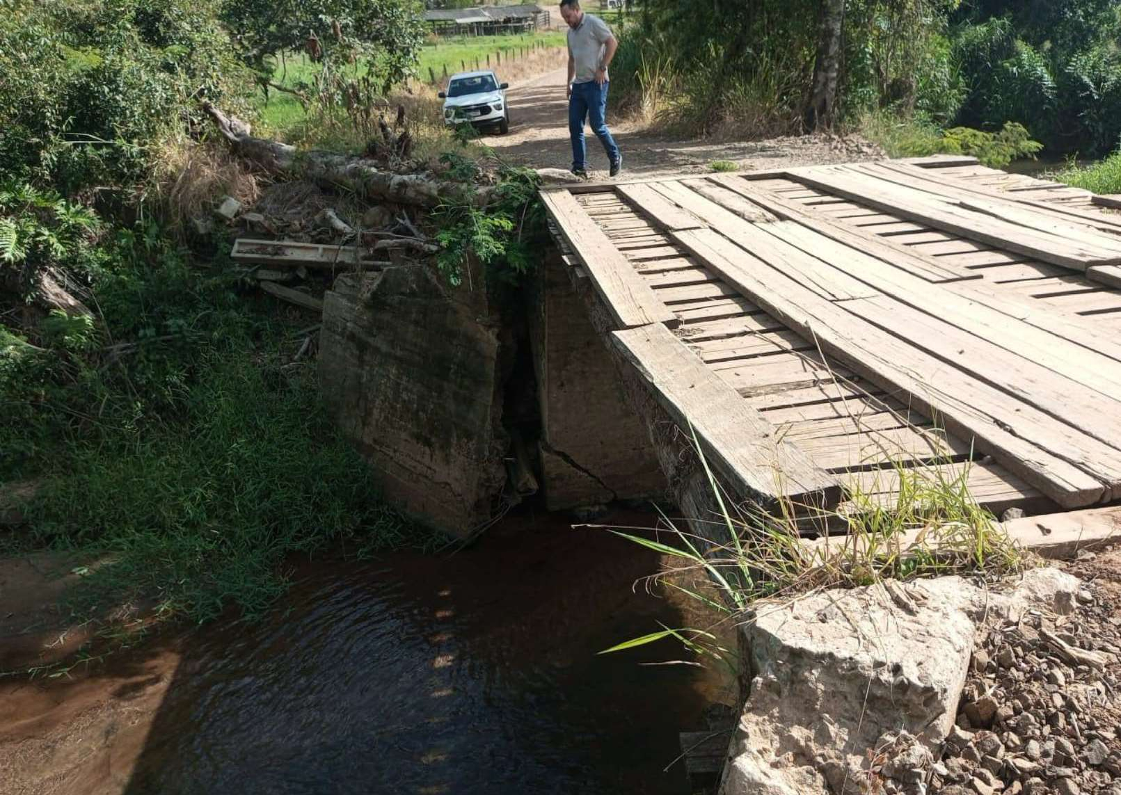 Ponte do Jacaré em Cândido de Abreu