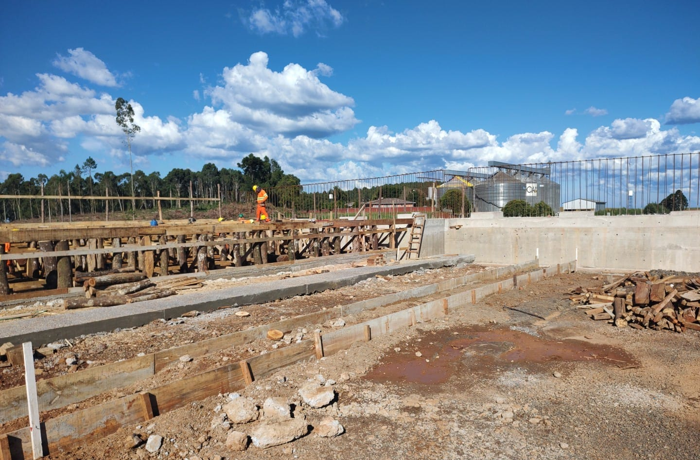 PRC-466 duplicação em concreto entre Pitanga e Turvo - Viaduto PR-456