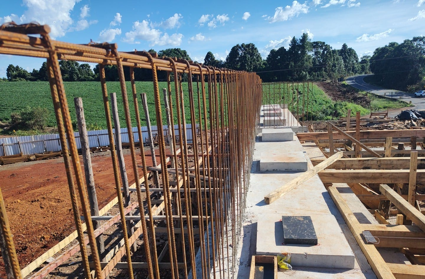 PRC-466 duplicação em concreto entre Pitanga e Turvo - Viaduto PR-456