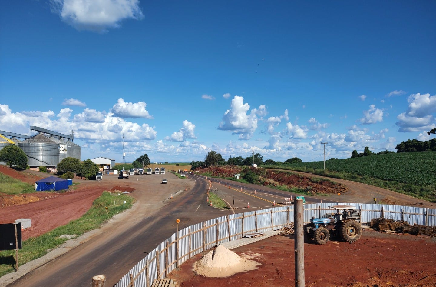 PRC-466 duplicação em concreto entre Pitanga e Turvo - Viaduto PR-456