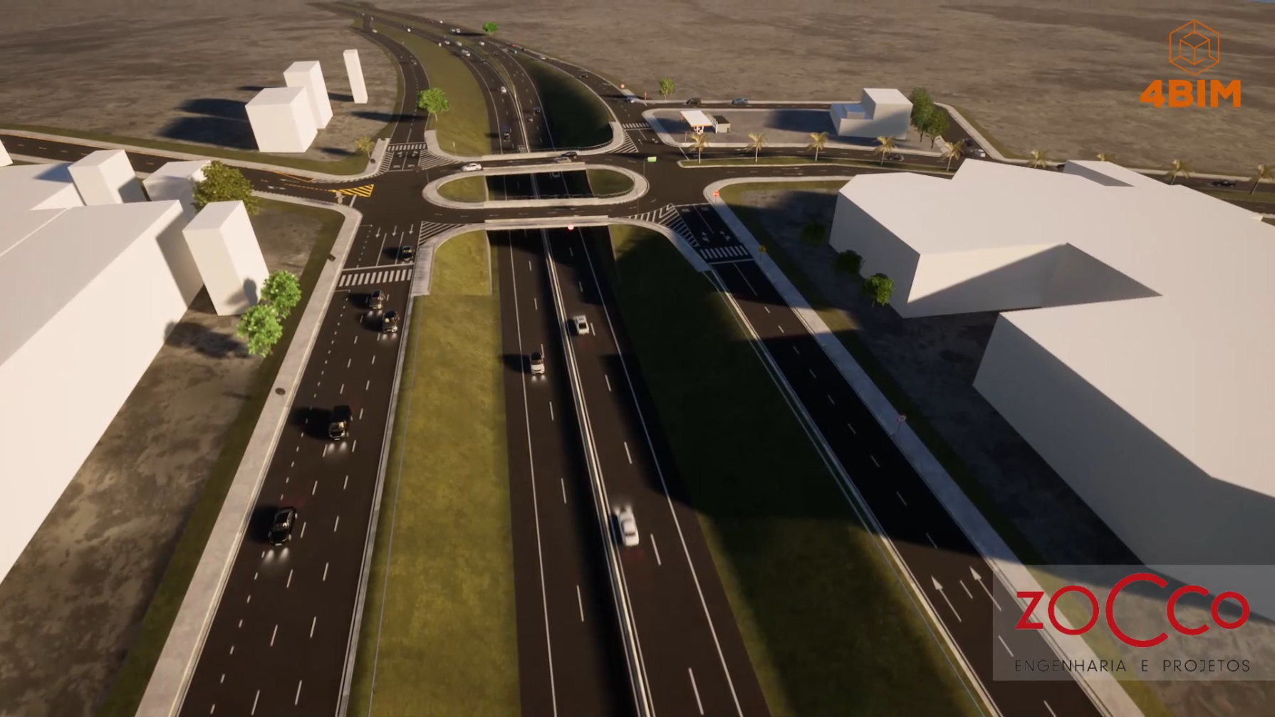 Maquete do Trevo da Esperança em Cambé