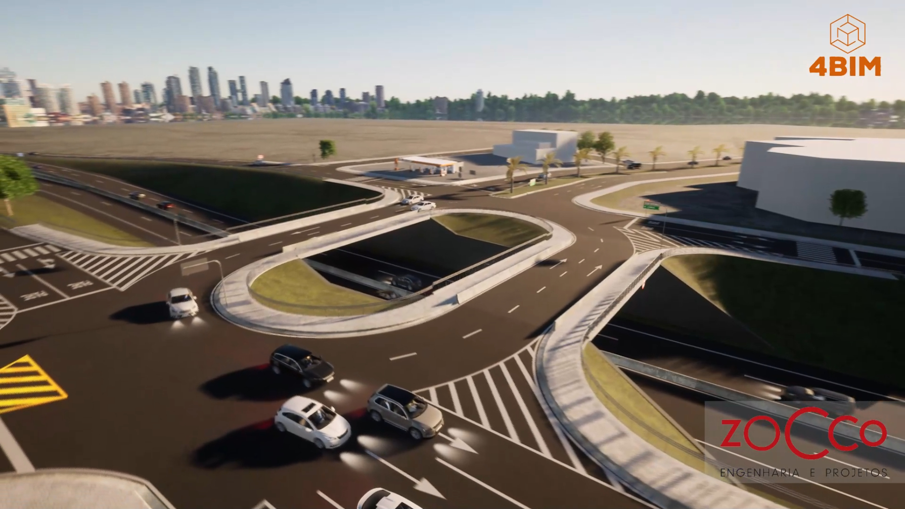 Maquete do Trevo da Esperança em Cambé